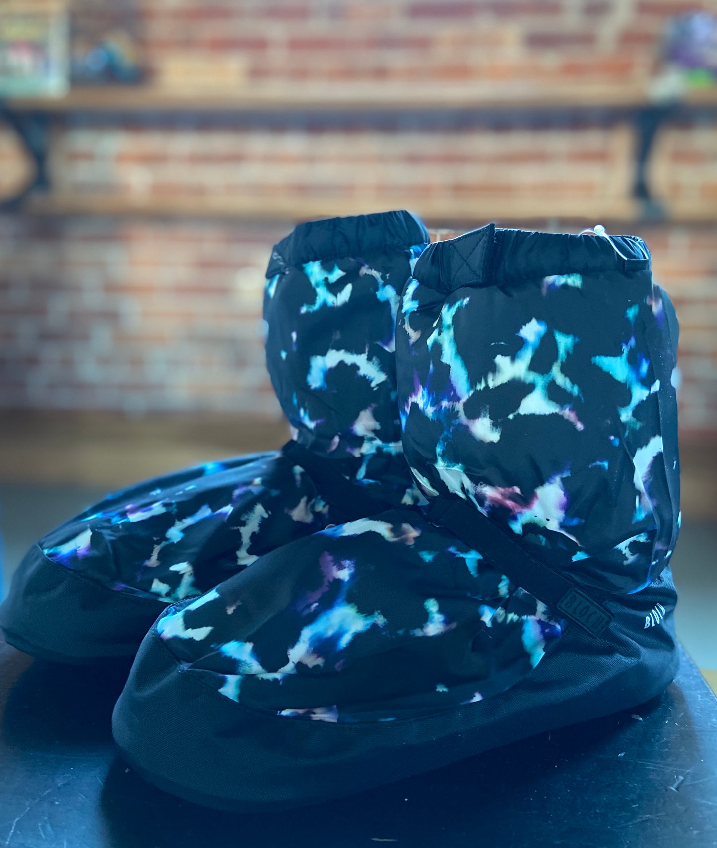 Kids and Adult Print Warm-Up Booties - IM009P