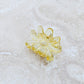 Clear Flower Hair Clips - Assorted Colors