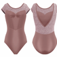 Girls Delphine Cap Sleeve Leotard