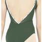 Chanelle Camisole Leotard in Seagrass Print