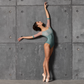 Afrodite Leotard in Ice Green Colorway