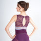 Iris Golden Label Tank Leotard with Lace Bodice - Tourandot
