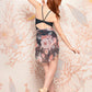 Mid High Low Skirt in Devoted Symphony Mesh