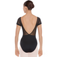Mesh Cap Sleeve Leotard - 41420