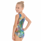 Eurotard Girls Metallic Mermaid Gymnastics Leotard - 7689