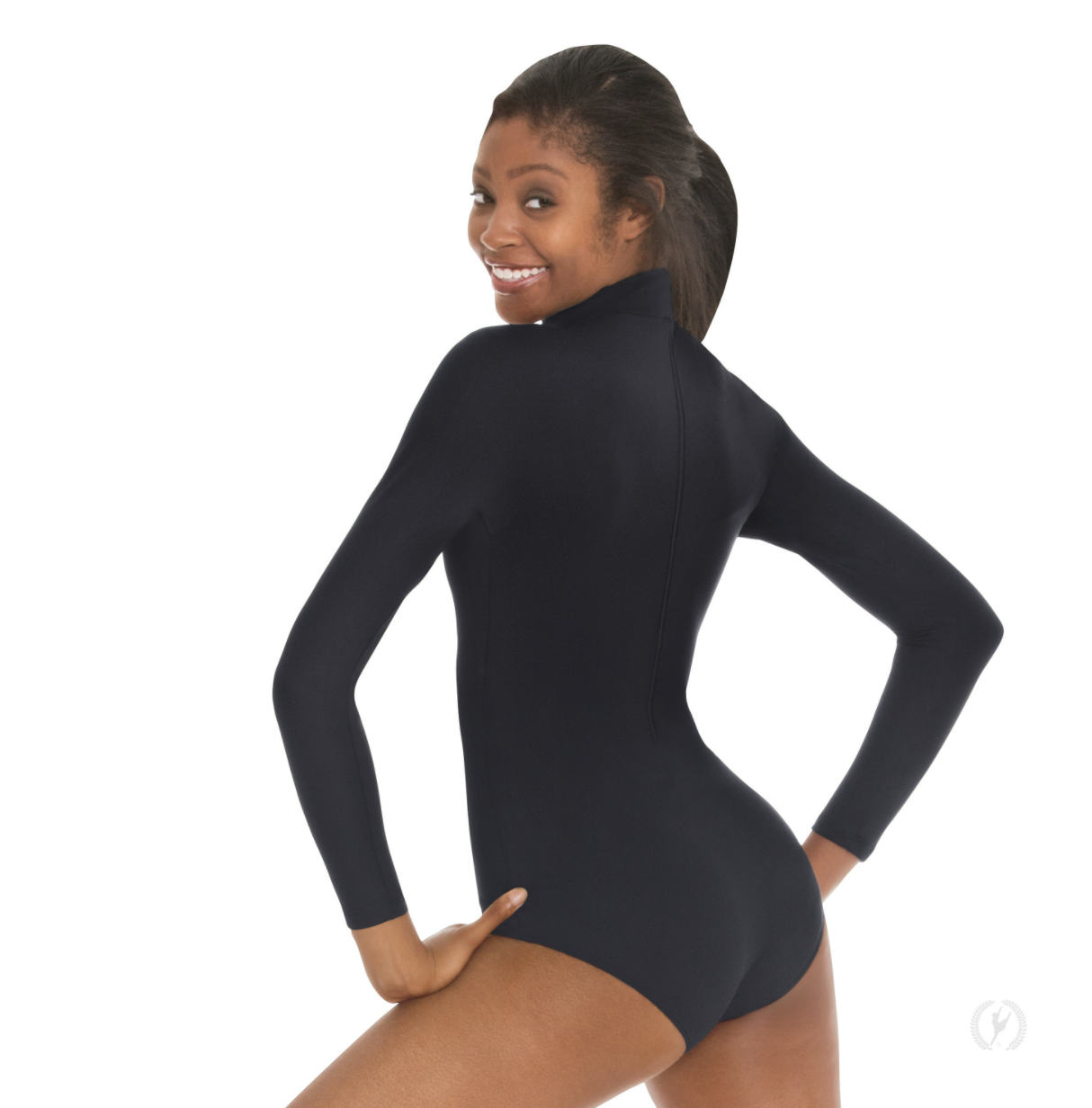 Long Sleeve Mock Neck Leotard - 44131