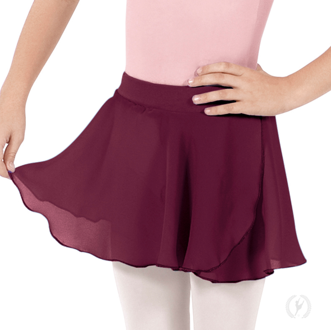 Eurotard Pull-on Mock Wrap Skirt - 10127 – The Station Dancewear Eurotard Pull-on Mock Wrap Skirt - 10127 – The Station Dancewear