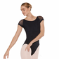 Girls Silhouette Mesh Cap Sleeve Leotard - 41228