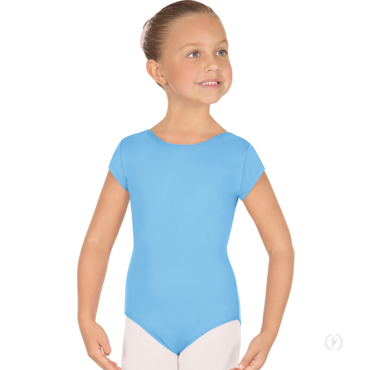 Girls Short Sleeve Leotard - 44475c