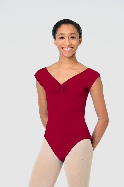 Girls Cap Sleeve Leotard