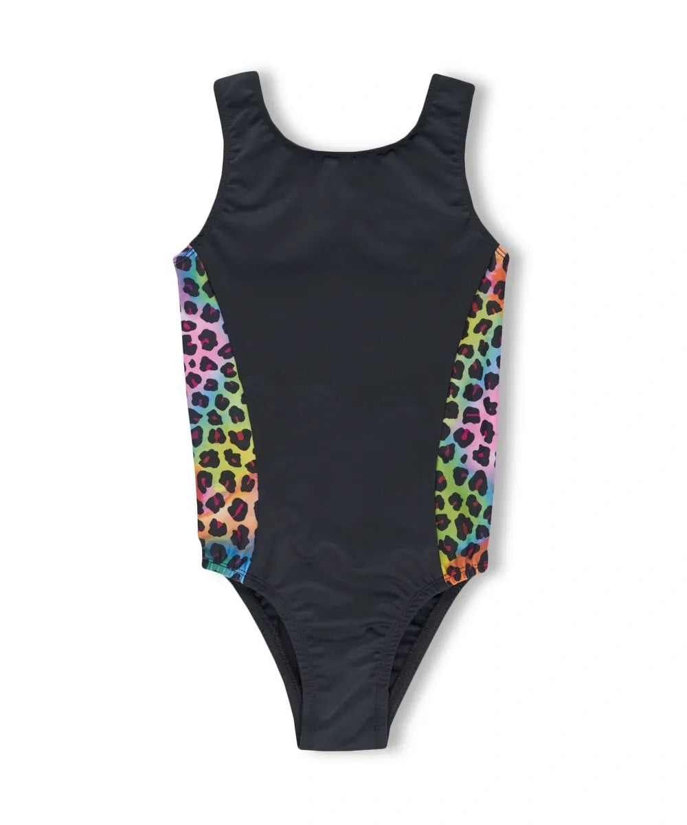 Rainbow Leopard Gymnastics Leotard