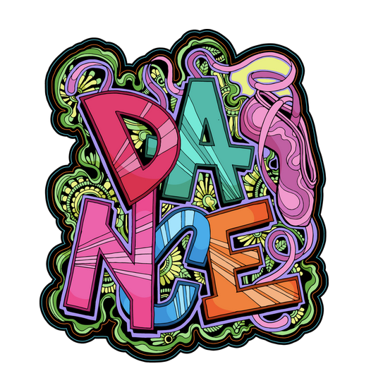 Dance Inspired Vinyl Stickers by Denali & Co.