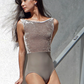 Royalette Leotard - Velvet