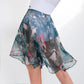 Nutcracker Party Scene Wrap Skirt - Emerald