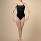 Camisole Leotard with Mesh Panel Back - M4042LM