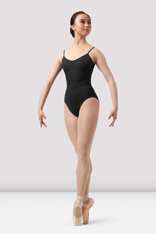 Girls Chevron Rib Camisole Leotard - M4043TM