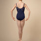 Camisole Leotard with Mesh Panel Back - M4042LM