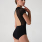 Mesh Cap Sleeve Leotard - DA2054