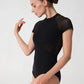 Mesh Cap Sleeve Leotard - DA2054
