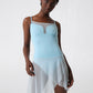 Nora Faux Wrap Mesh Skirt