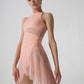Nora Faux Wrap Mesh Skirt