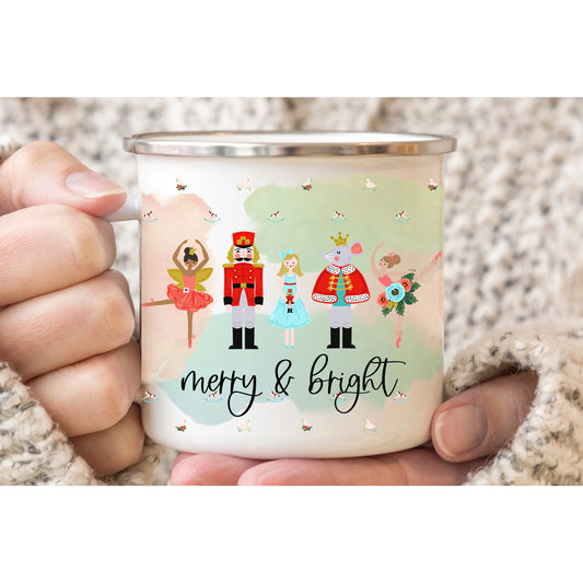 Nutcracker Enamel Mug