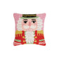 Nutcracker Hooked Decorative Pillow