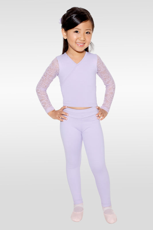 Girls Black Leggings - L1463