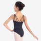 Girls Camisole Leotard with Waterfall Back Straps - L2089