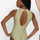 High Neck Leotard with Keyhole - RDE2466