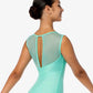 Girls Tank Leotard with Mesh Straps and Back - SL128