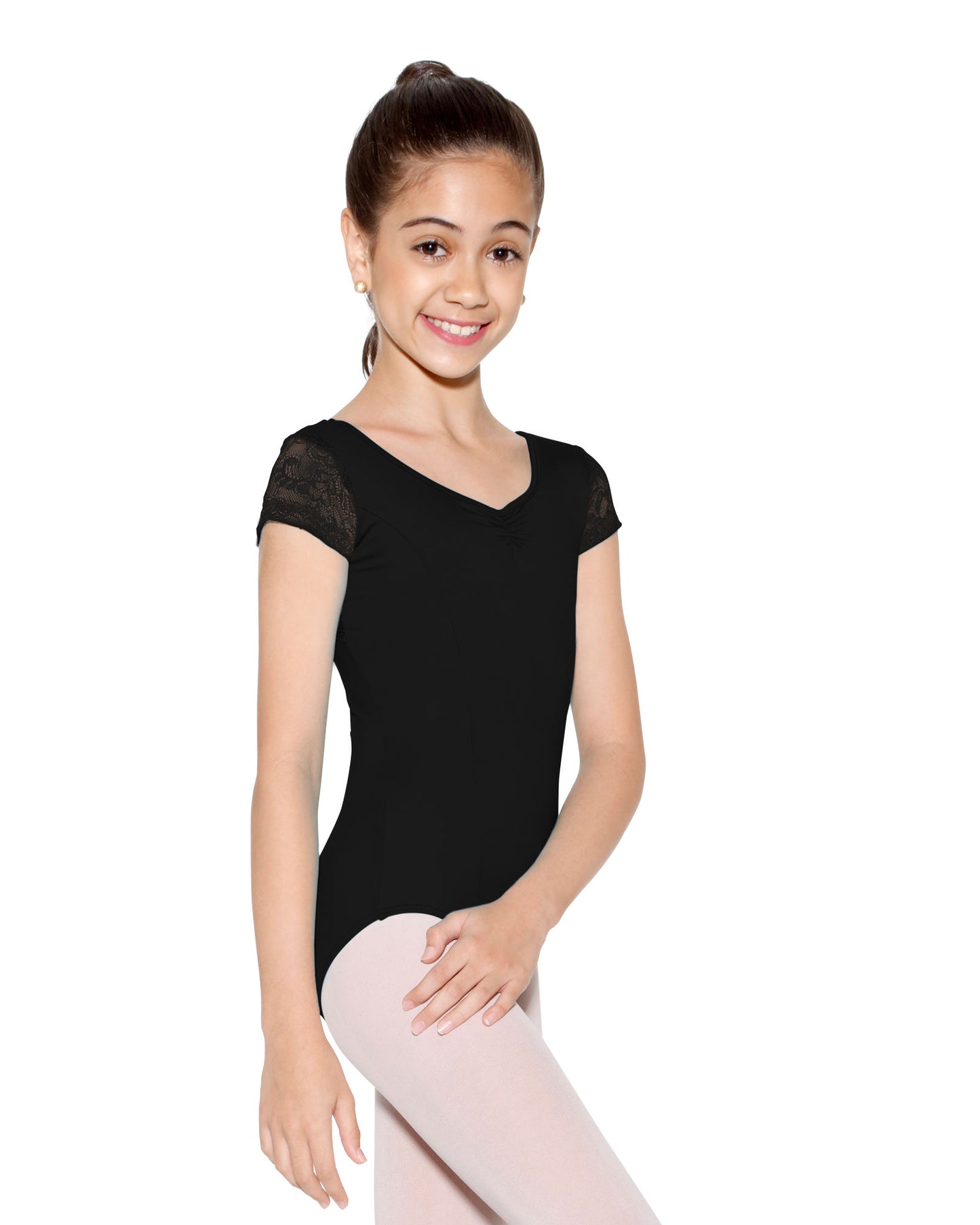 Girls Cap Sleeve Leotard - SL139