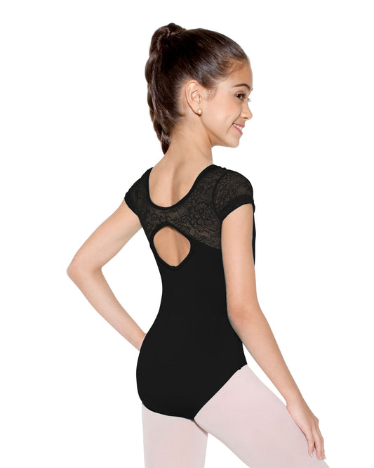 Girls Cap Sleeve Leotard - SL139