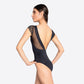 Mesh and Lace Cap Sleeve Leotard - RDE2312