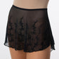 Embroidered High-Low Skirt - 1009A