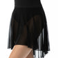 Mid-Length Mesh Pull-on Skirt - 1016A