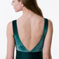 Tank Leotard with Velvet Sweetheart Bodice - 2343A