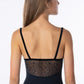 Empire Lace Overlay Camisole Leotard - 2437A