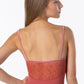 Empire Lace Overlay Camisole Leotard - 2437A