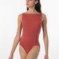 Bateau Tank with Velvet Trim - 2445A