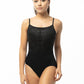 Lace Overlay Camisole Leotard - 2552A