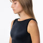 Bateau Tank Leotard with Lace - 2438A