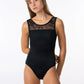 Embroidered Tank Leotard - 2427A