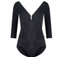 Alicia Three Quarter Sleeve Leotard