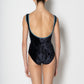 Sofiane Tank Leotard in Black Velvet