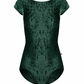 Sofiane Velvet Cap Sleeve Leotard