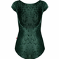 Sofiane Velvet Cap Sleeve Leotard