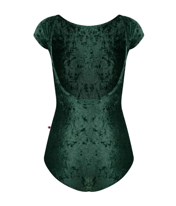 Sofiane Velvet Cap Sleeve Leotard